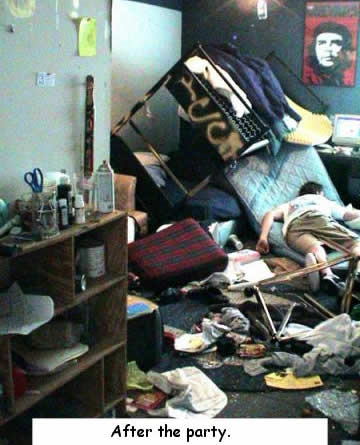 my party got out of hand