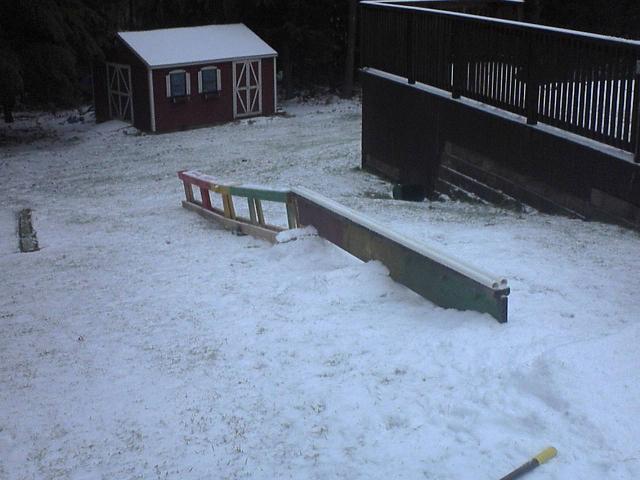 My set up for the little snow that i have