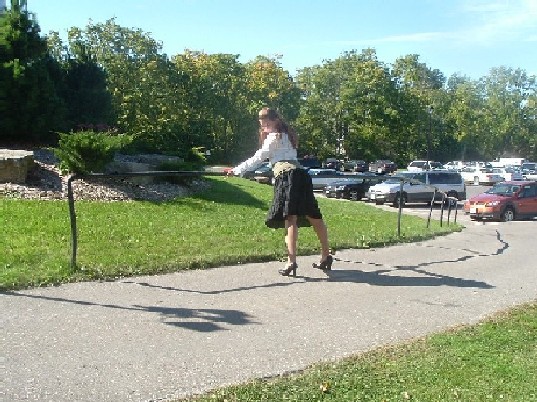 My sister and the PRIME rail at the country club