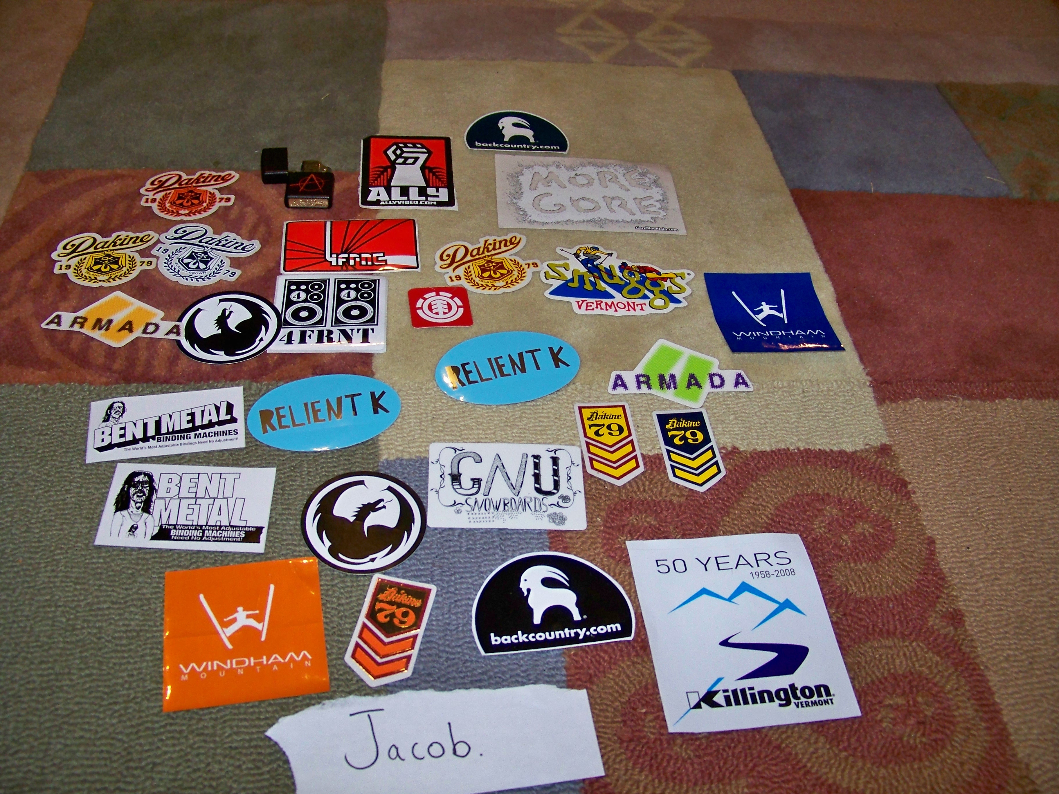My sticker collection