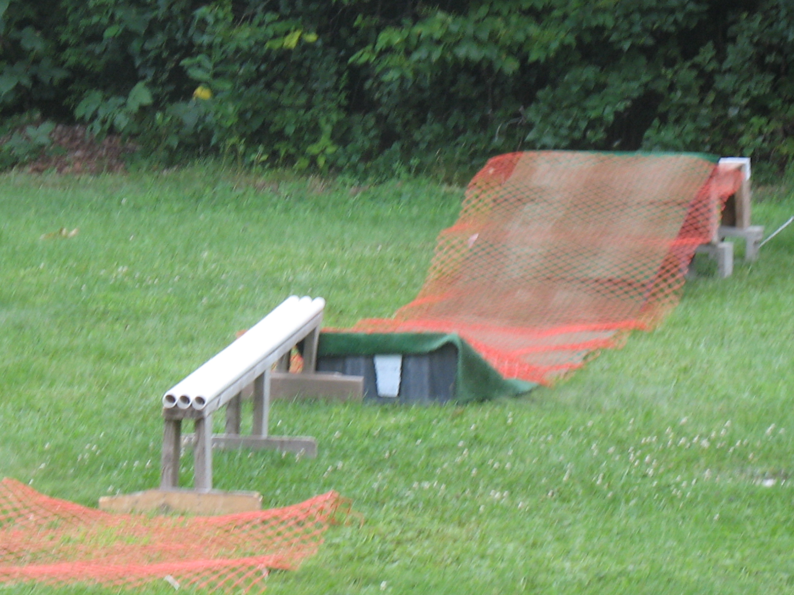 My summer backyard rail setup