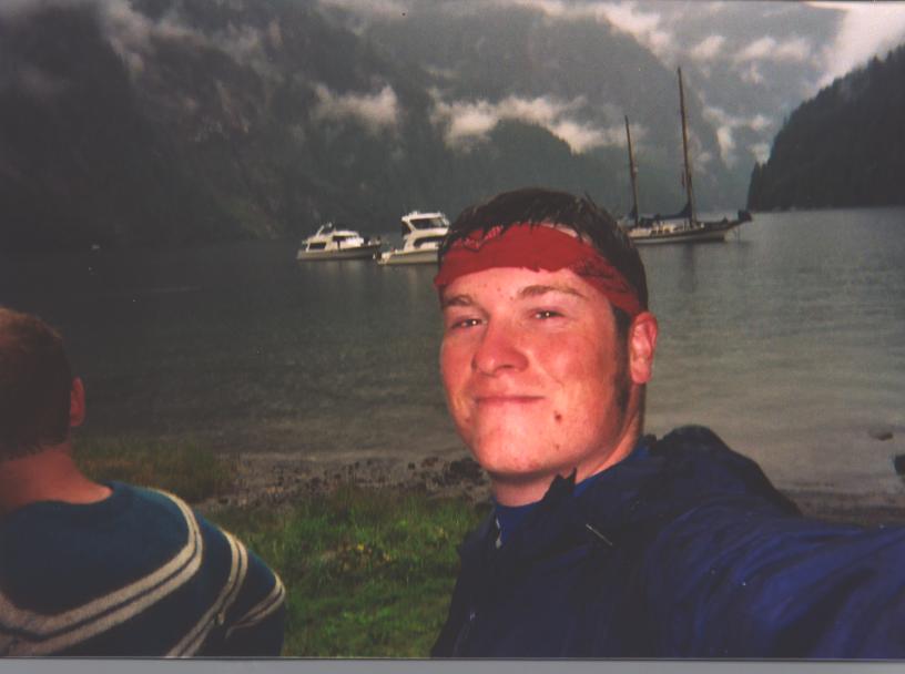 Myself, after completing the most challenging thing in my life, a 6 day backpacking trip in BC