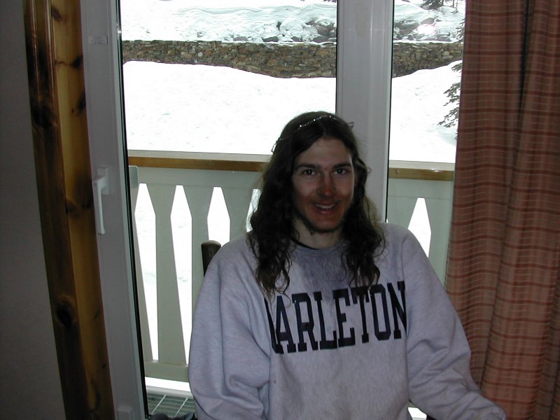 Myself, my goggle tan, 3-11-2003