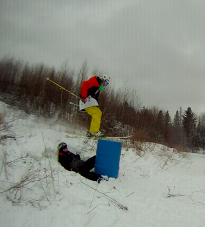 napping on a snow day