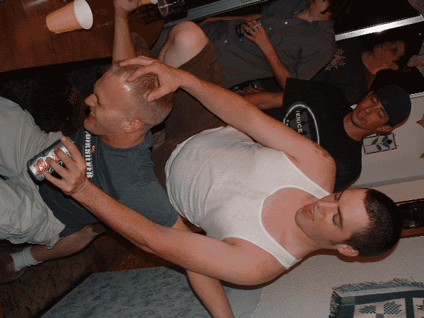 nate dropping the T bag down on kraft.