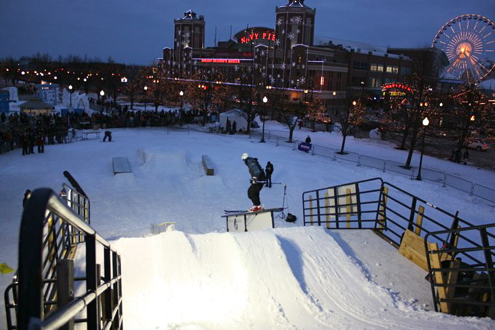 Navy Pier Rail Jam