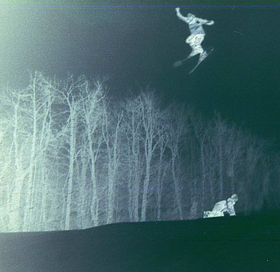 NEGATIVE of HUGE AIR OUT OF THE PIPE