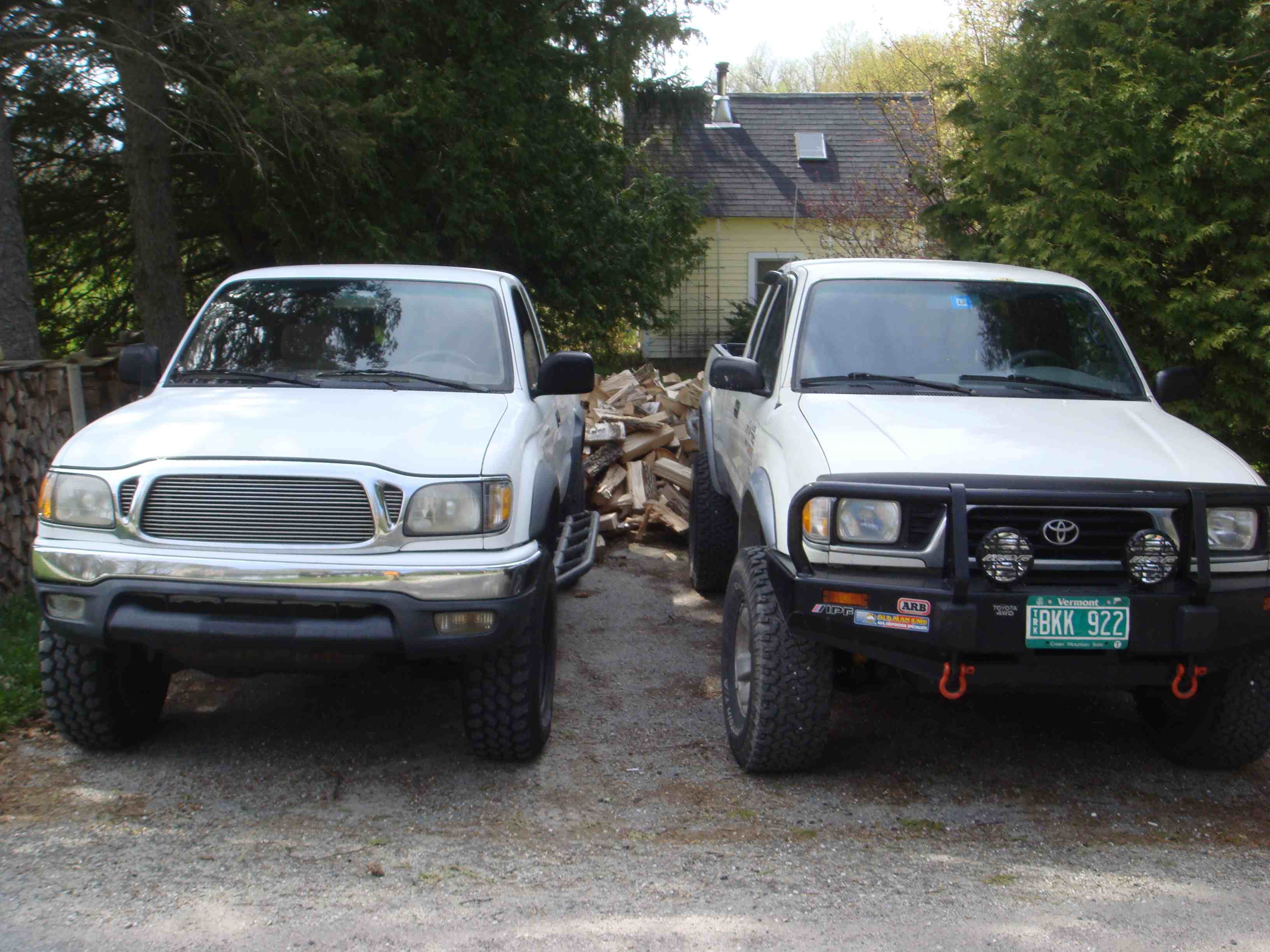 New and Old Tacomas
