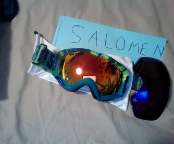 New anon relms with fire iridium lenses and dark blue iridium replacements