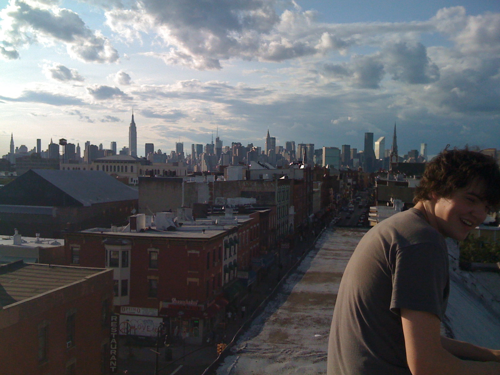 New apartment, and roommate.