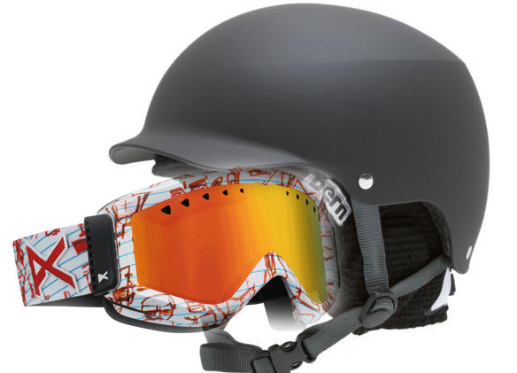New helmet n goggle setup
