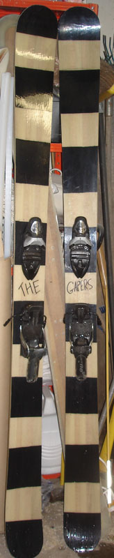 New homemade skis