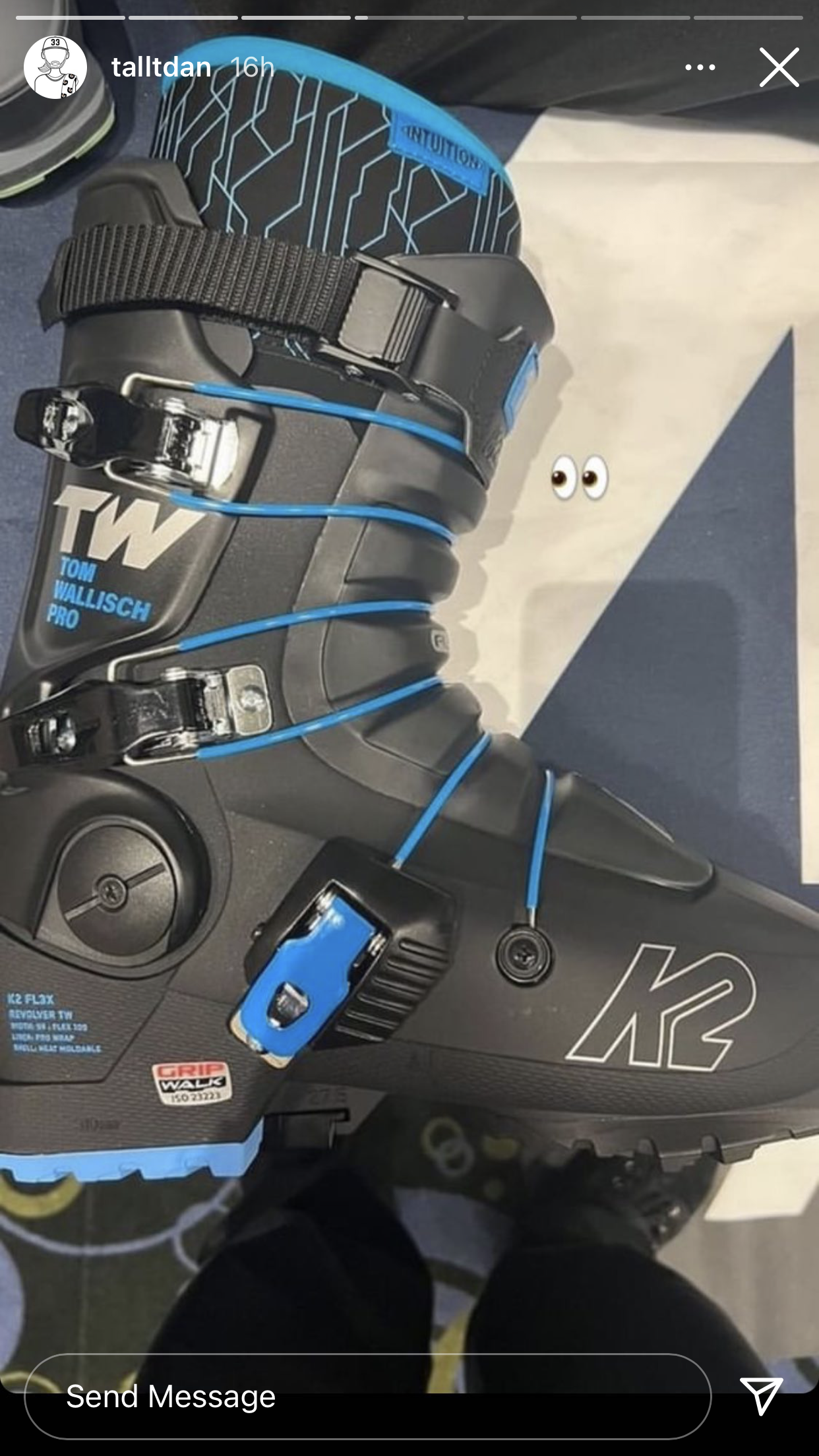 New k2 boots after they took over full tilt