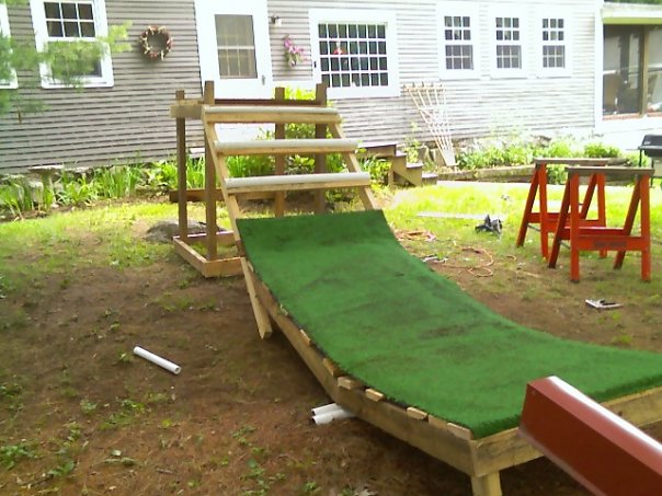 New ramp and rail.