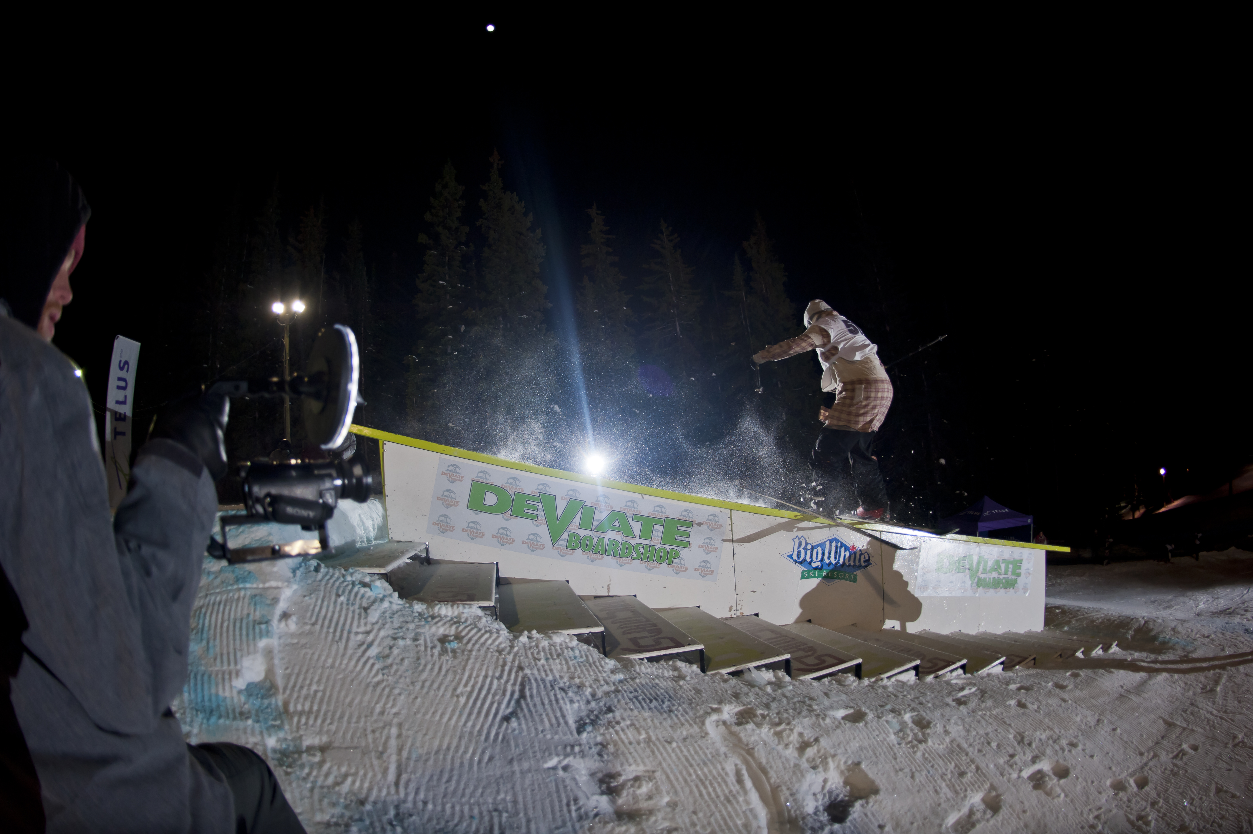 New Stair Features Lit Up