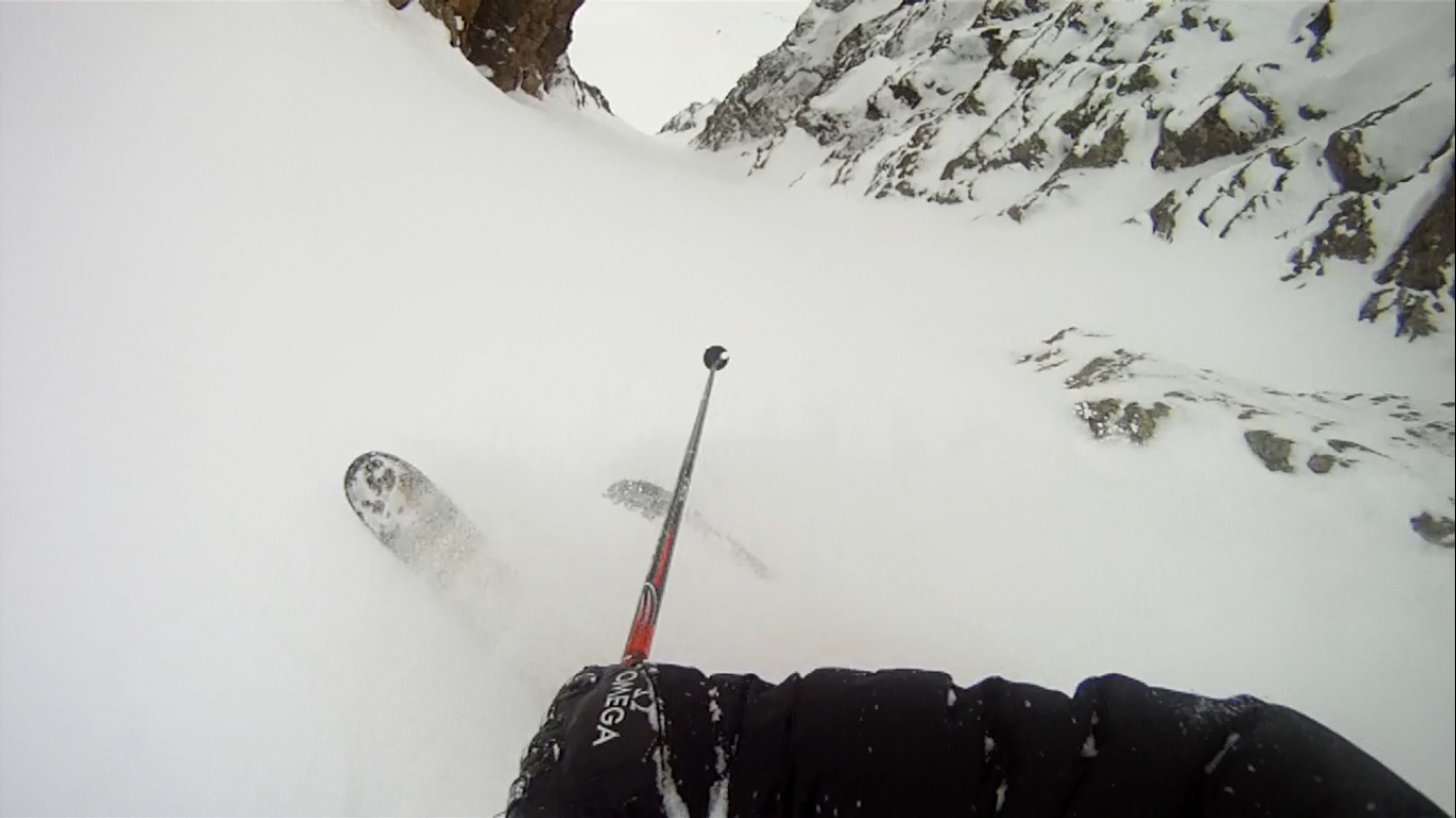 Nice Couloir in Corvatsch