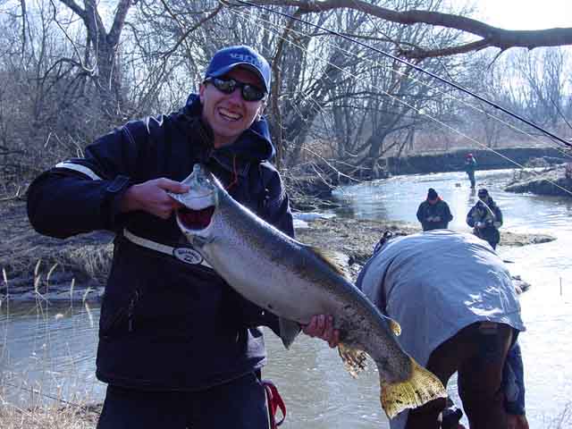 nice day on the river...to wet to go ski