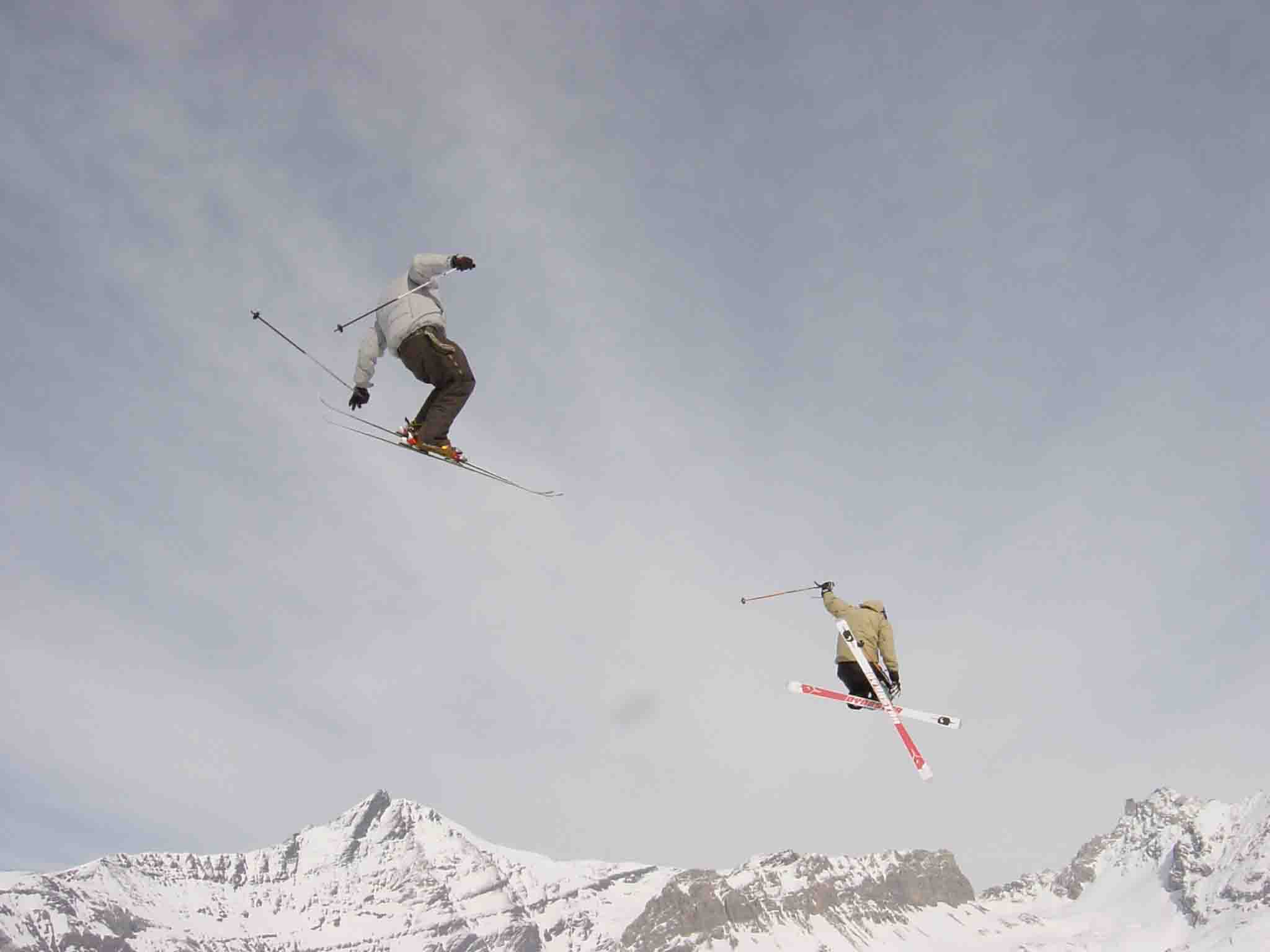 nice follow jumping...