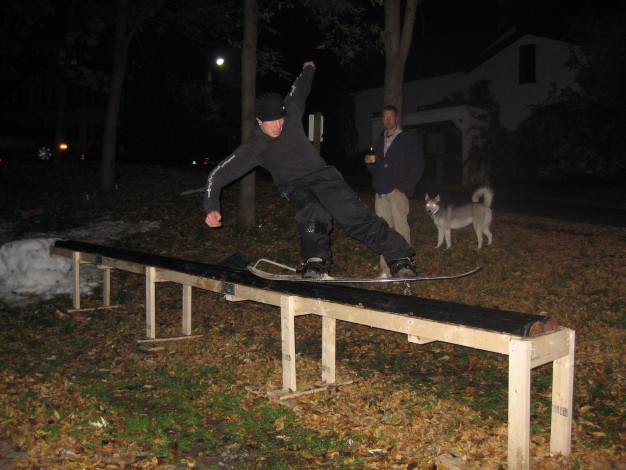 Nice Tailslide on 21 foot rail/box