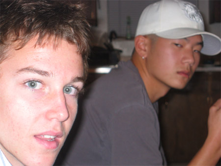 Nick, and Evan, being Nick and Evan.