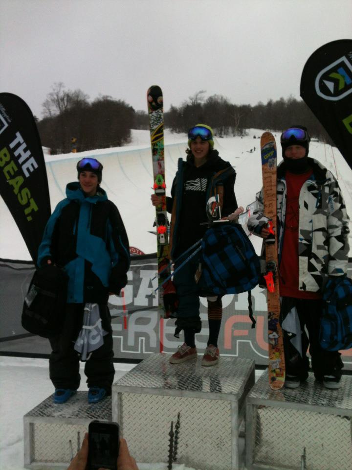 Nick Rosenberger on Podium