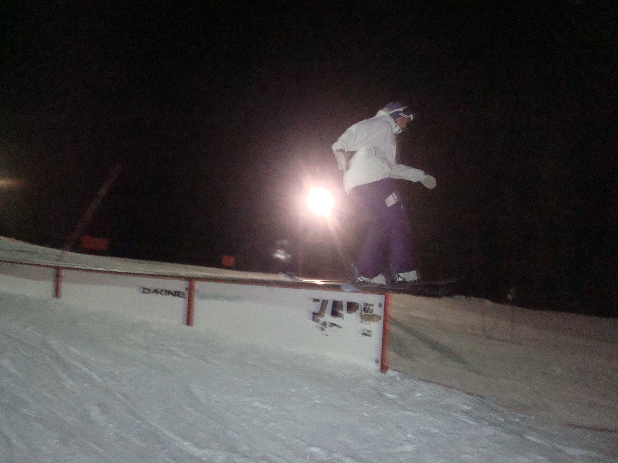 Night skiing is so fun
