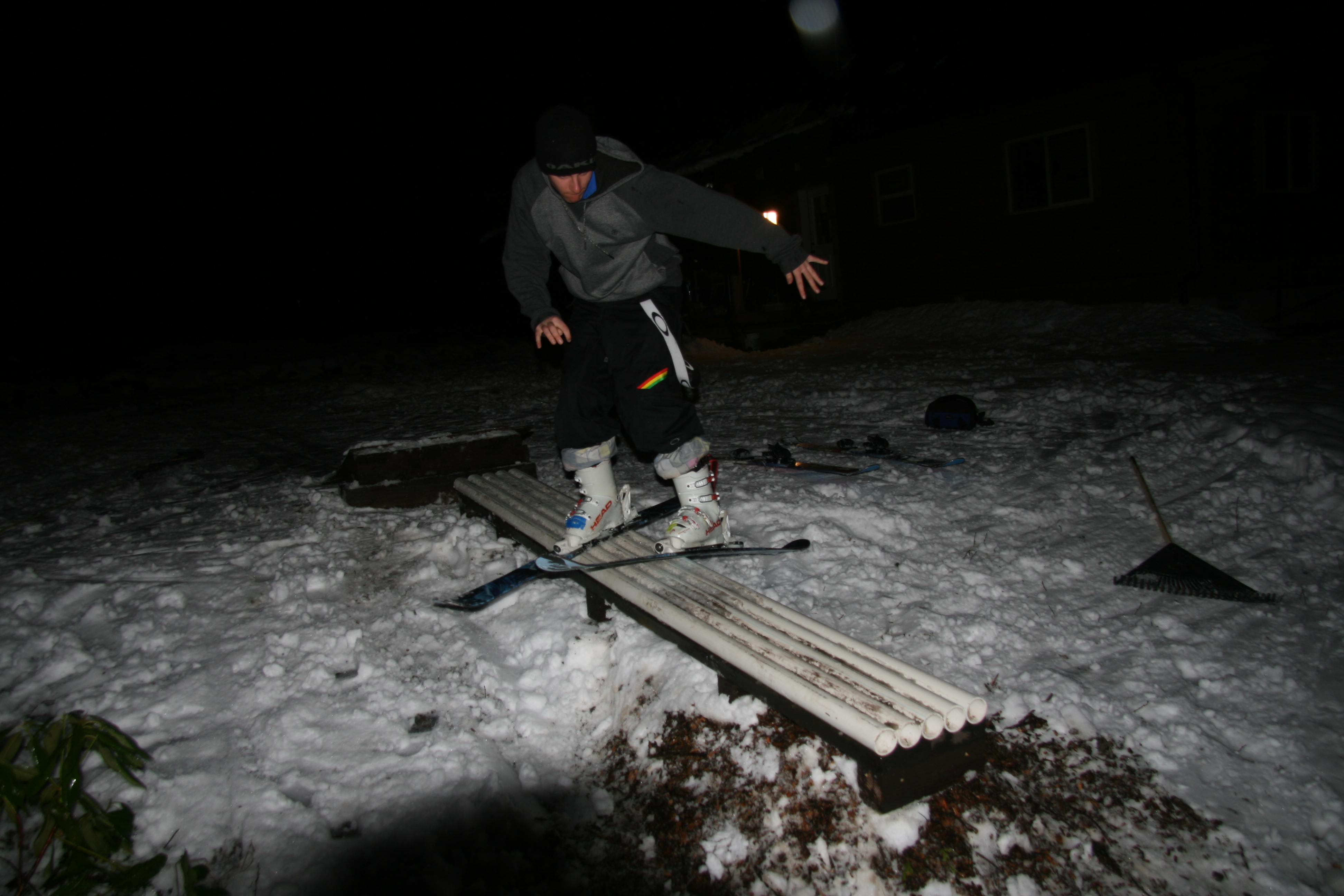 night time rail session