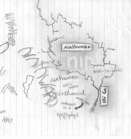 Ninthward logo sketch
