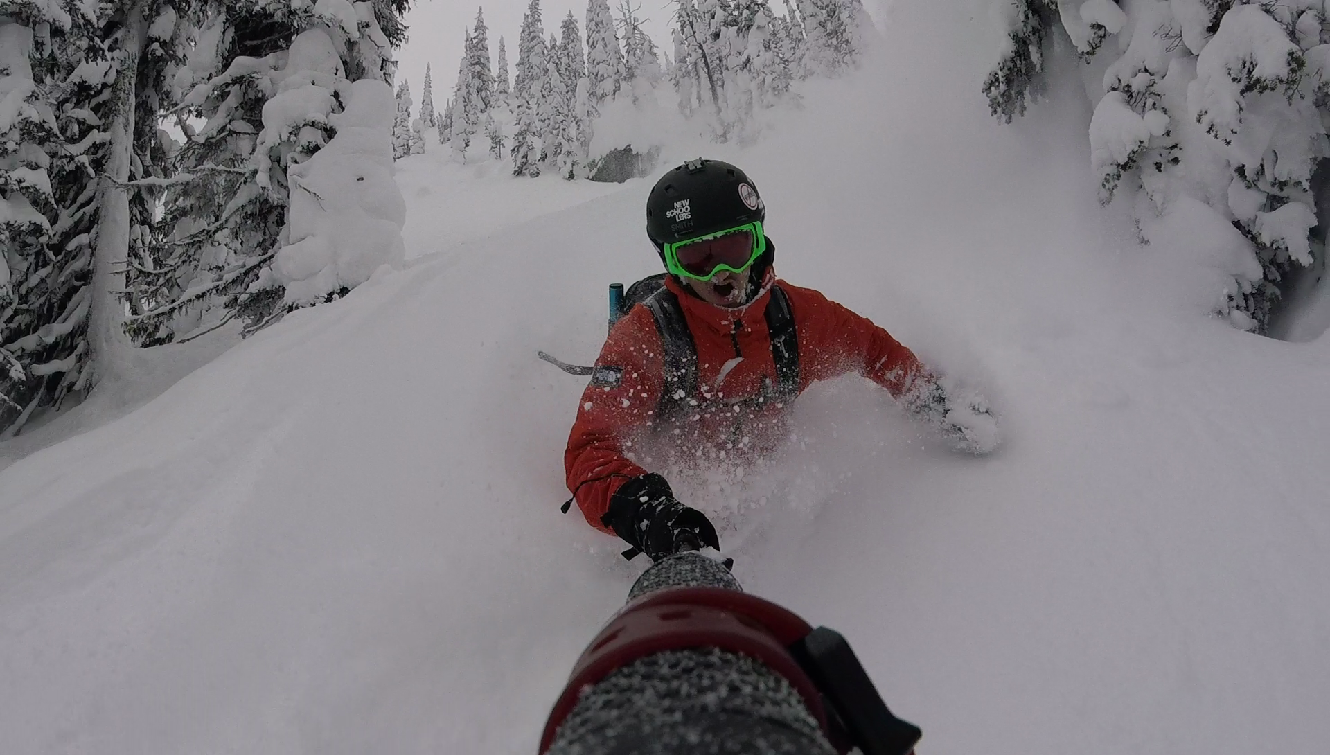 Nipple deep coldsmoke