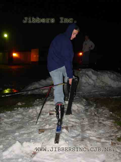 no i'm not just standing there, but i didn't jump on like that