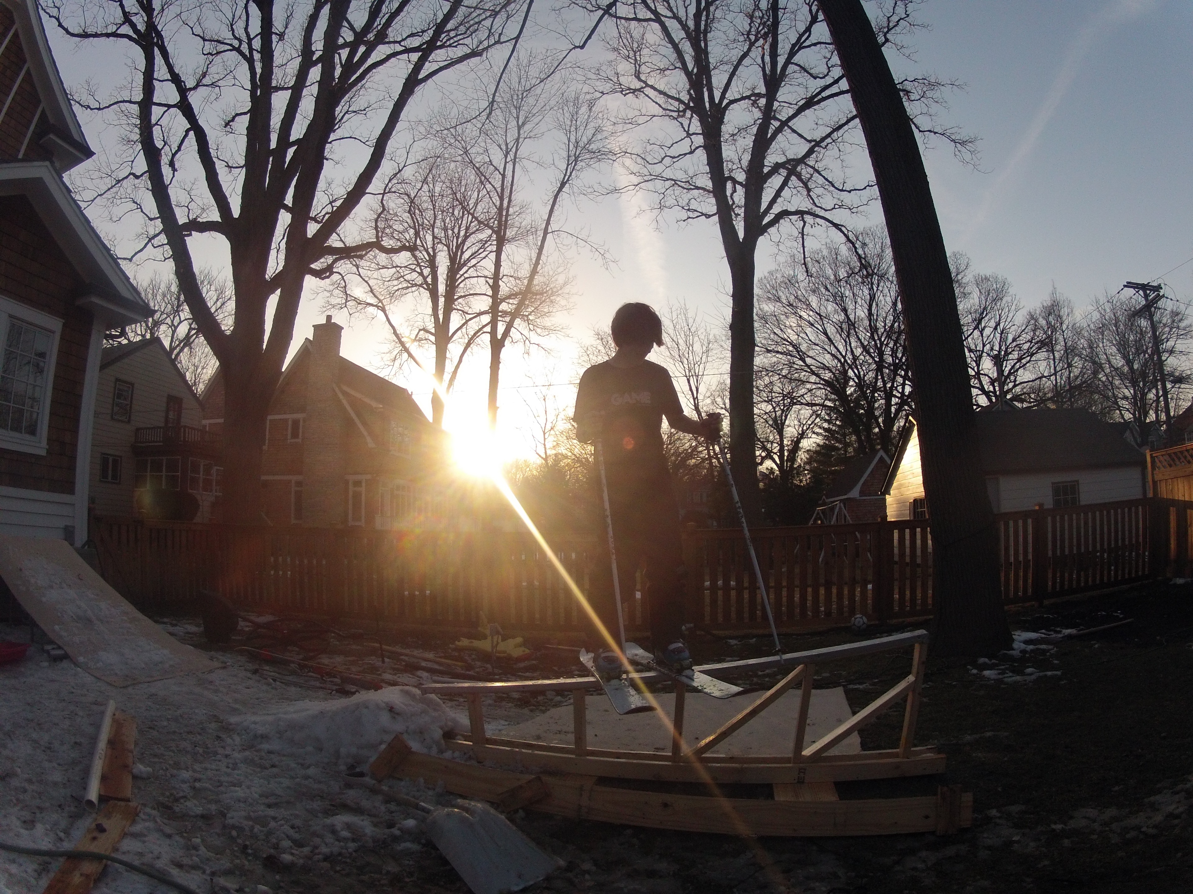 No snow and sticky rails