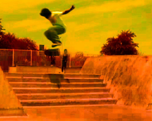 Nollie Flip 6 stair