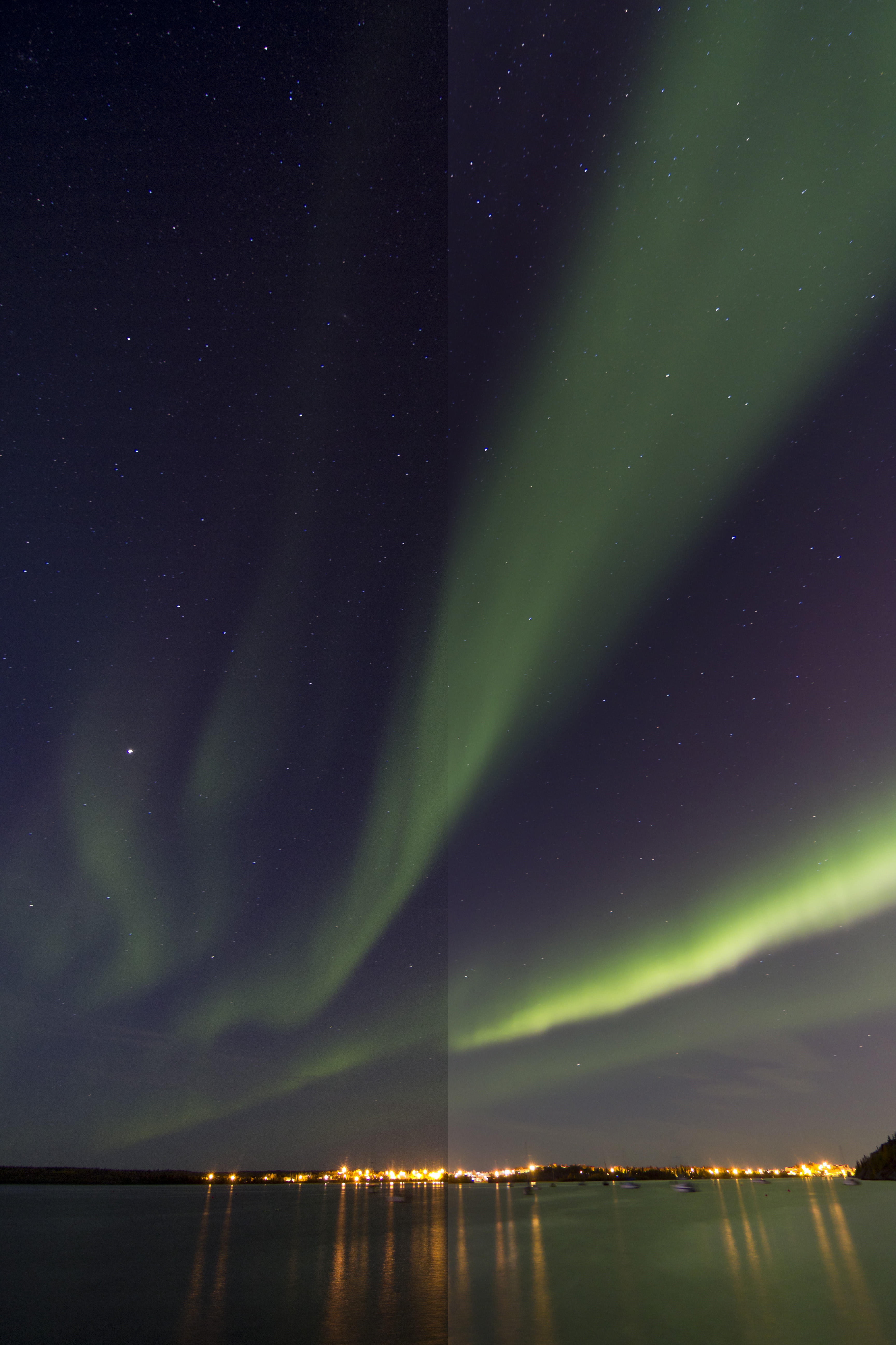 northern lights cross section