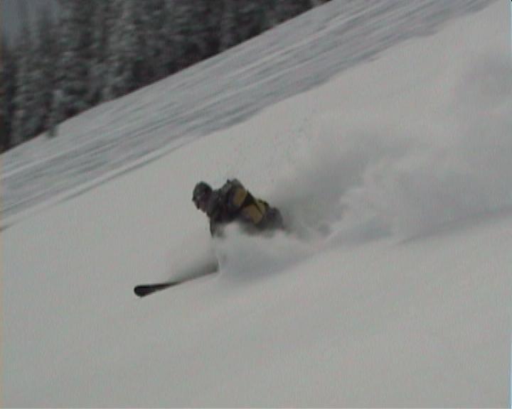 northway peak, back inbounds to the elk