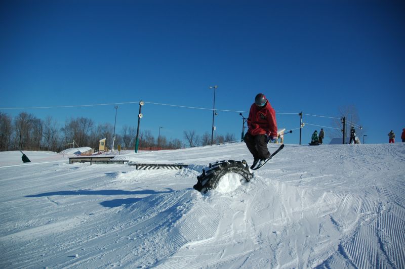 Nose press - Broken ski style