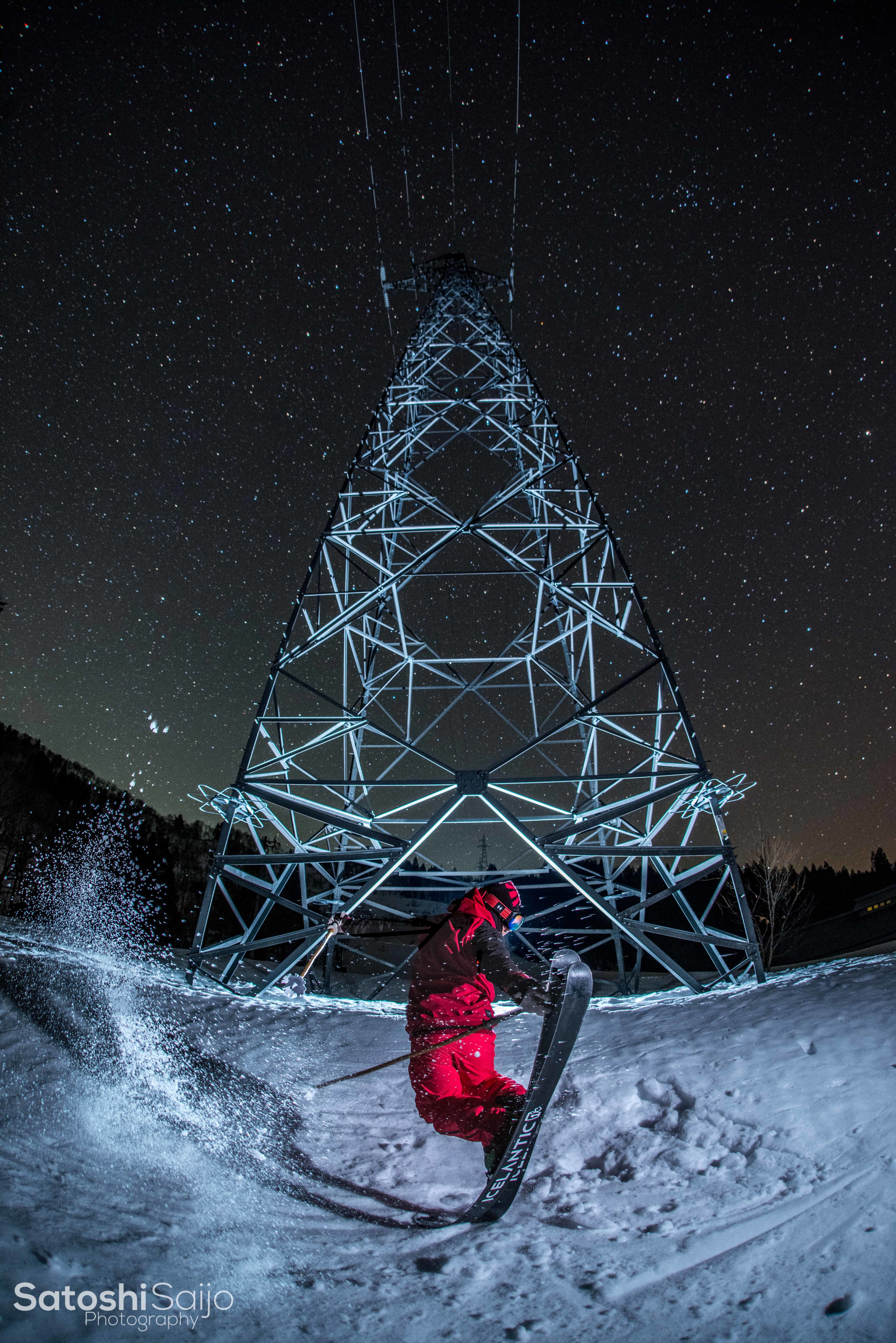 Nose press under the stars