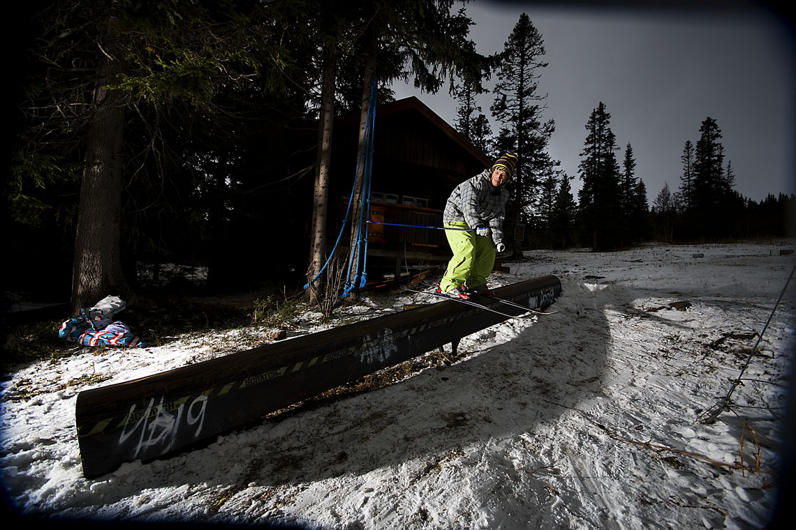 November railsession BrÃ¤cke Ã…re Sweden