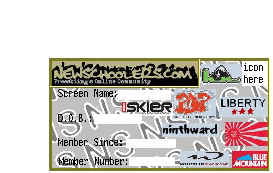 NS member card sample