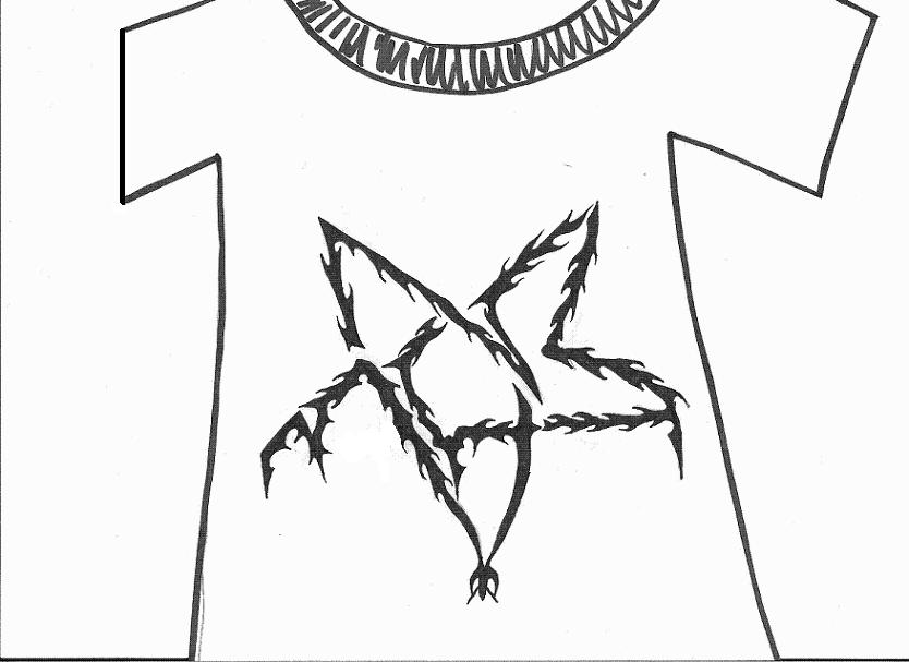 NS metalheads t-shirt design for thread