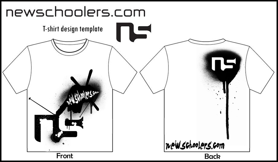 NS Paint Splatter T-Shirt