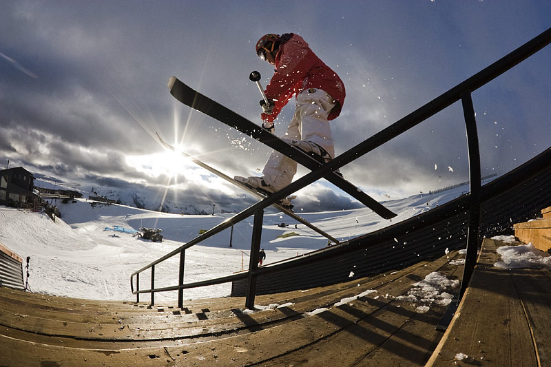 NZ Sunset Rail - Before Photoshop