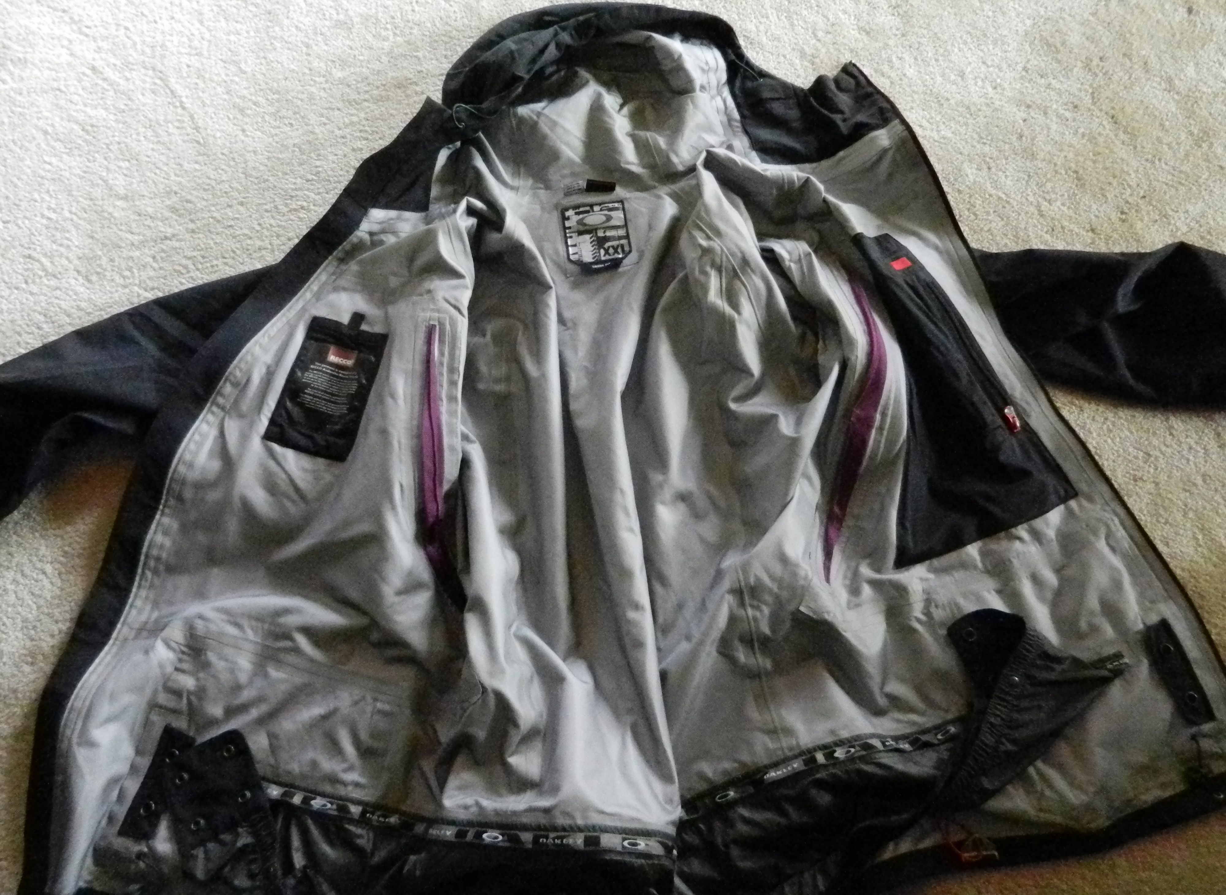 oakley jacket inside