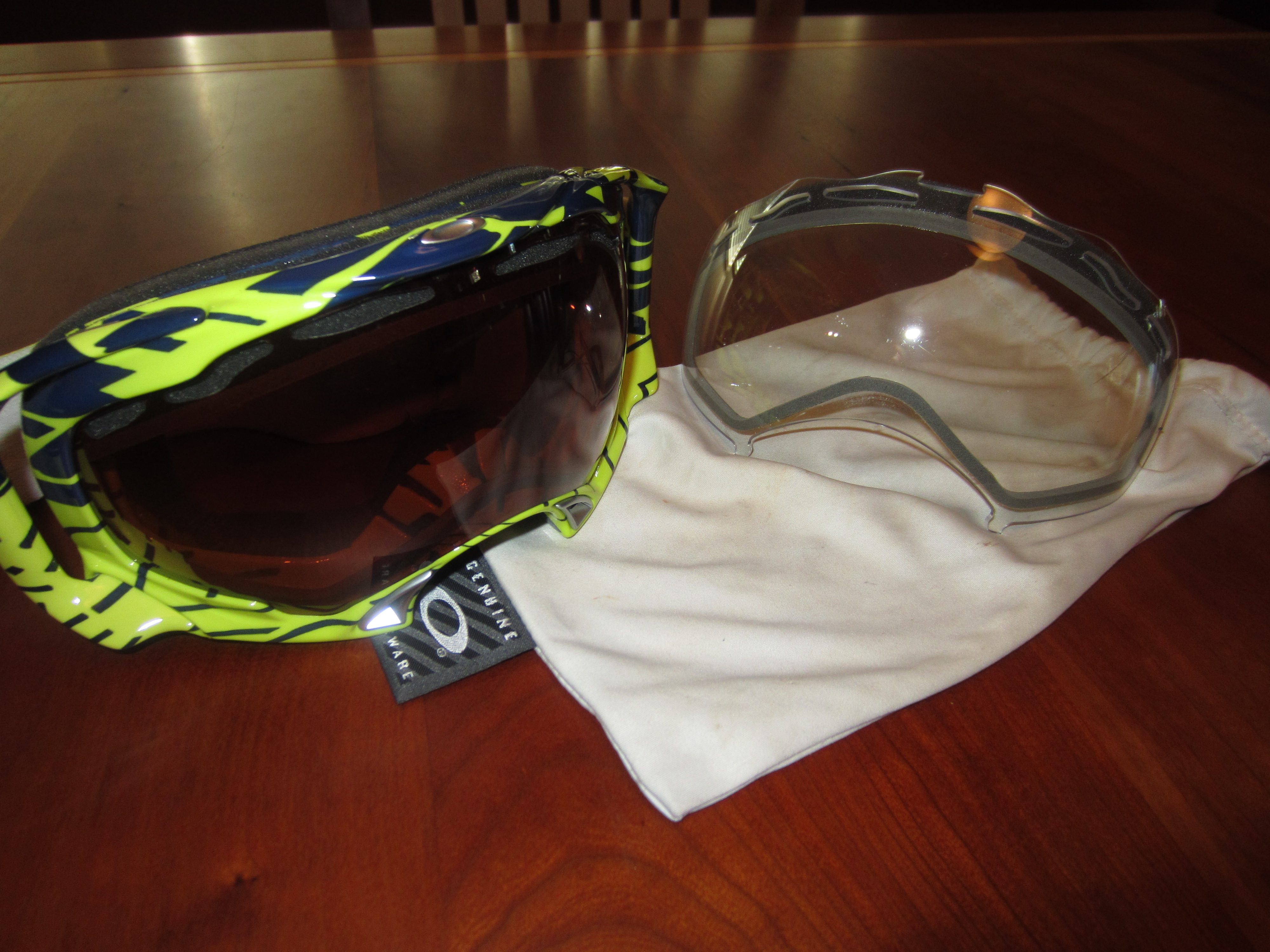 Oakley Splices W/ clear lense