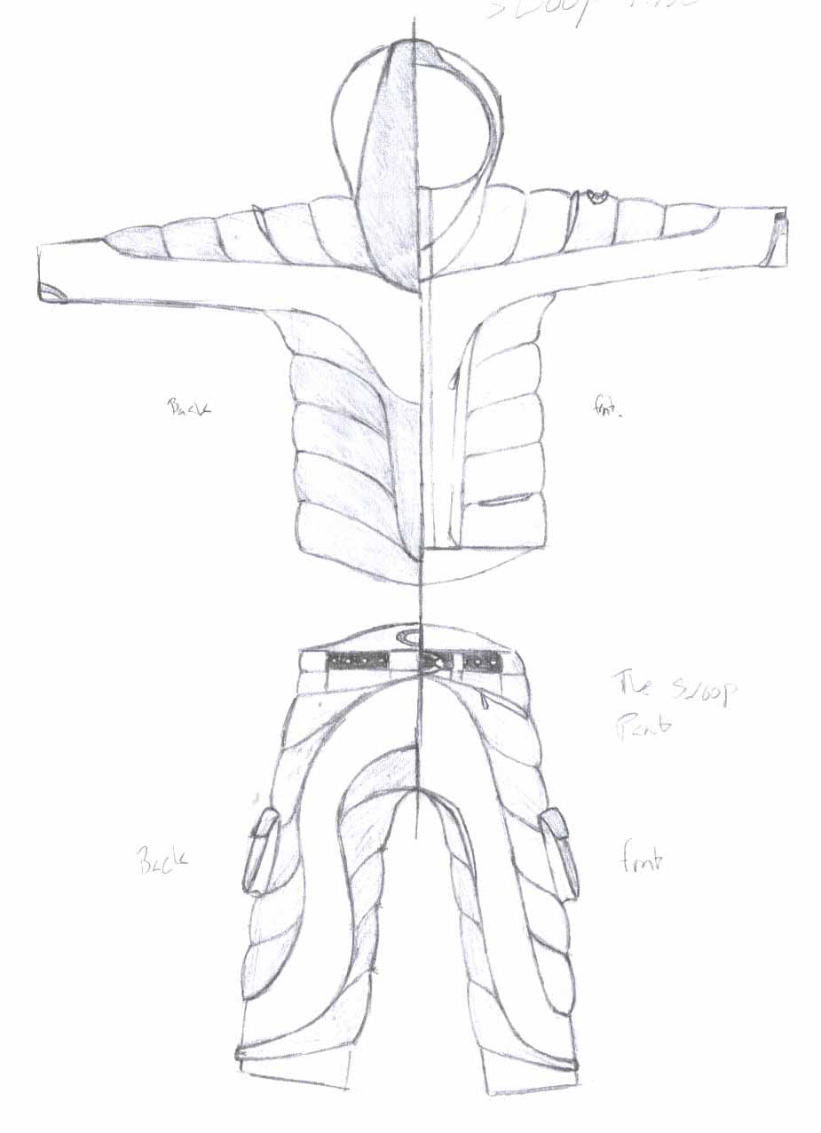 Oakley Swoop jacket and pant, just an idea unfortunatly