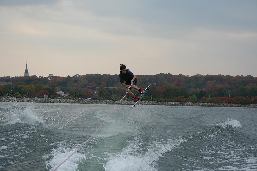 October 8th wakebarding