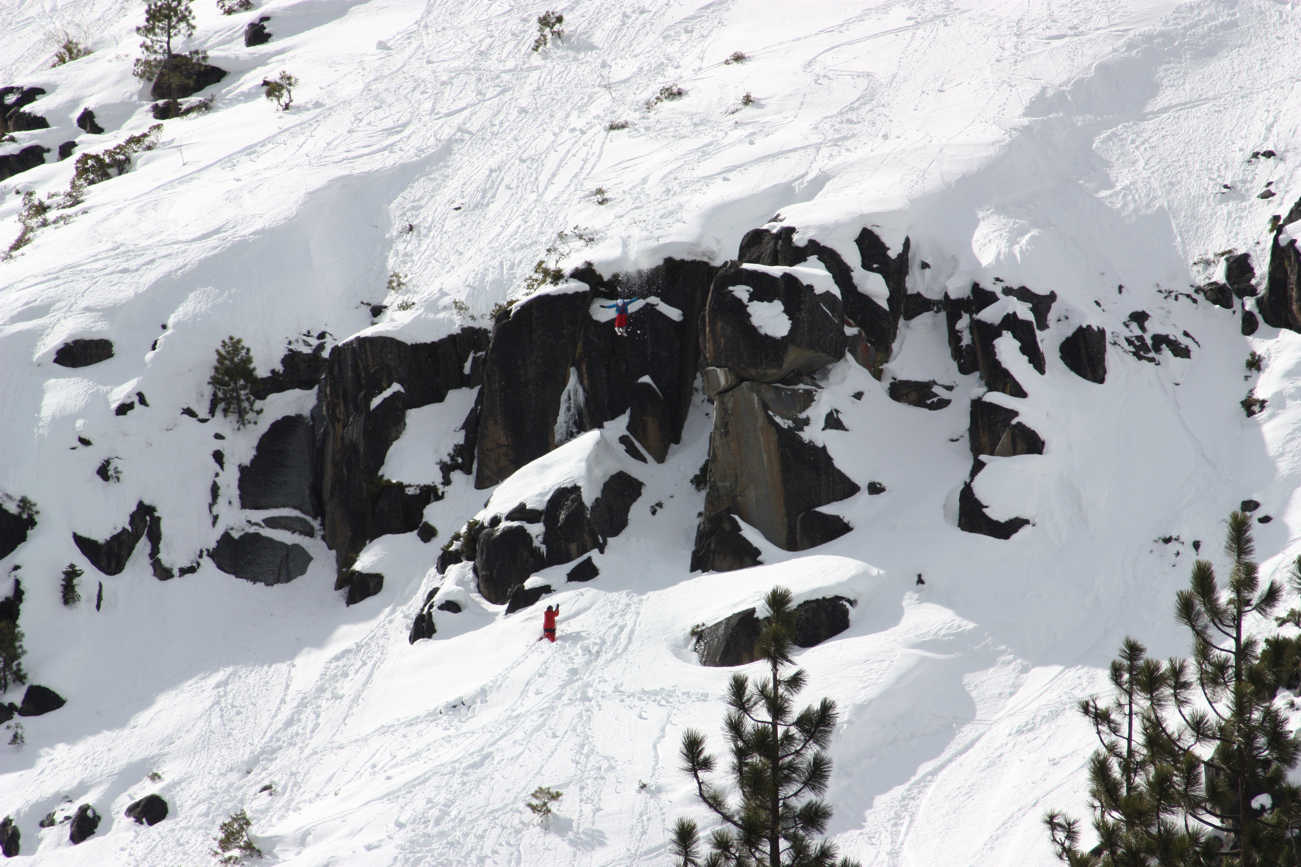 Off HWY cliff in Tahoe