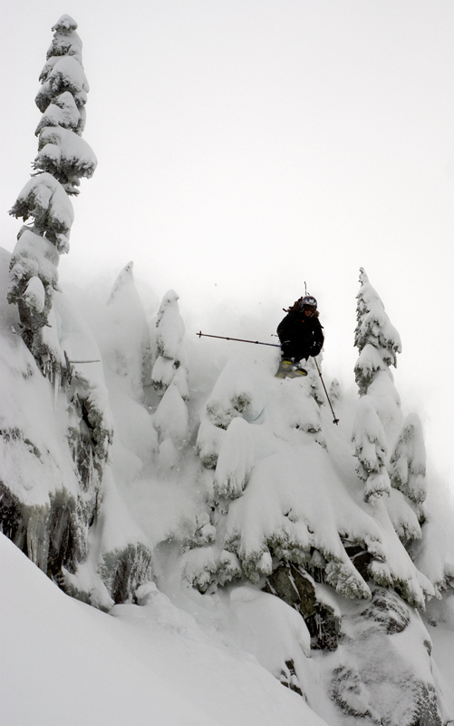 Old Man drop at Mt Baker