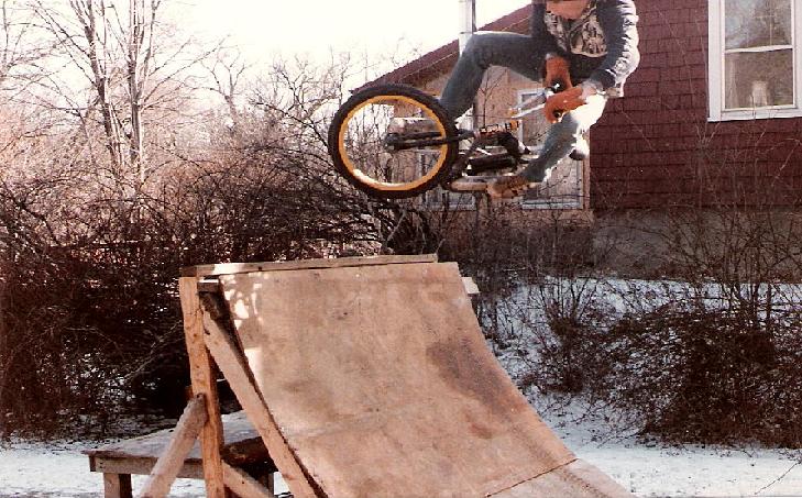 old school biking+ghetto=my uncle