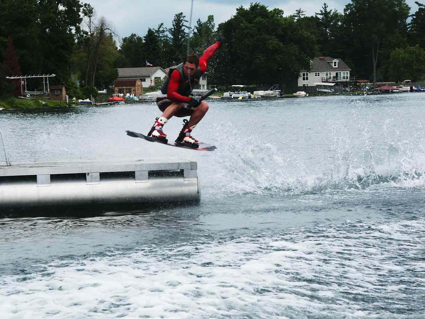 ollie over raft