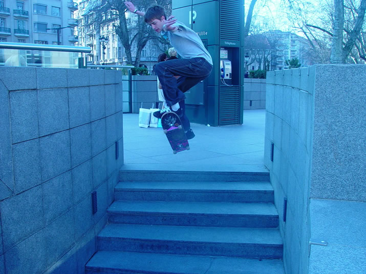 Ollie the medium length 5 stair